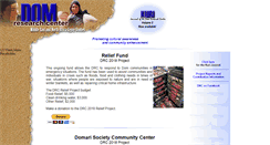 Desktop Screenshot of domresearchcenter.com
